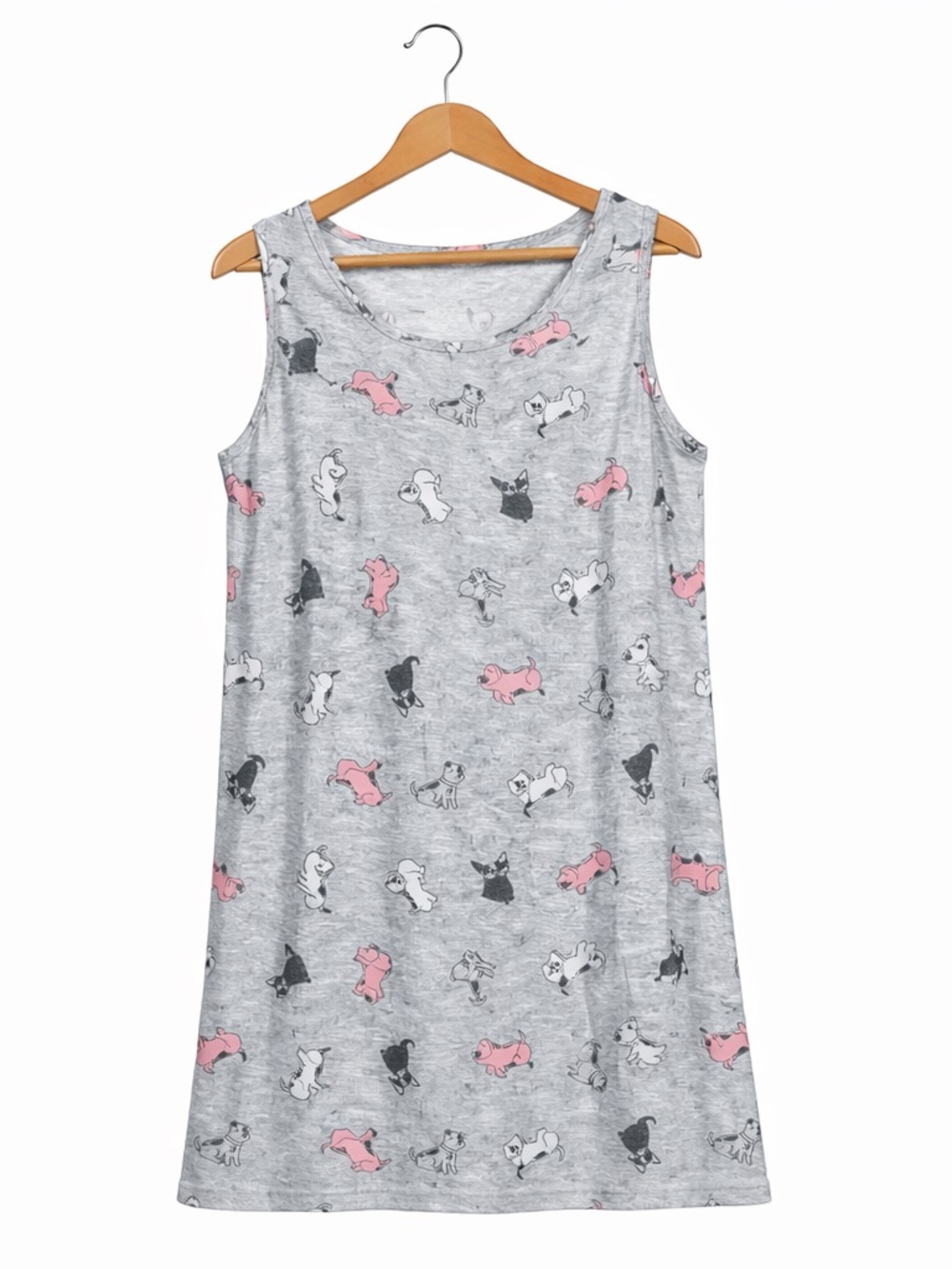 5/$25 Carisma Dog Print Tank Top Nightgown Size 1X